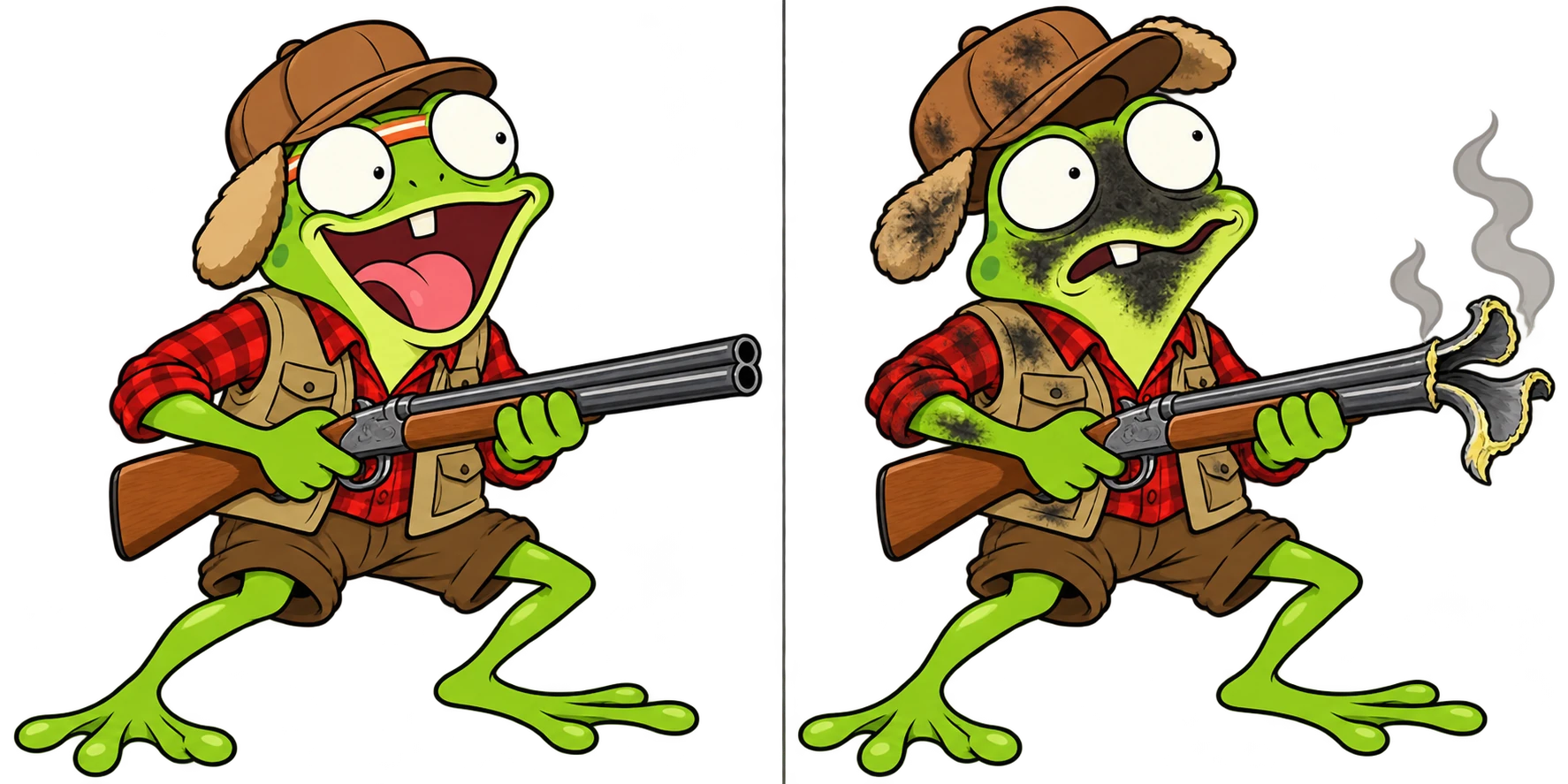Fred in his hunter outfit